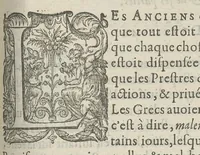 An illustration from Toutes les Oeuvres...trad. par Théophile Gelée (1613)