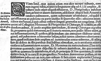 An illustration from Ioannis Baptistae Montani Veronensis, Medici et publici in Academia patavina olim professoris. Chirurgica consilia (1559)