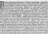 An illustration from Ioannis Baptistae Montani Veronensis, Medici et publici in Academia patavina olim professoris. Chirurgica consilia (1559)