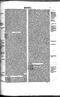 An illustration from Practica Alexandri yatros ... cum optimis declarationibus Jacobi de partibus et Simonis Januensis in margine condecenter situatis... (1522)