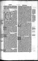 An illustration from Practica Alexandri yatros ... cum optimis declarationibus Jacobi de partibus et Simonis Januensis in margine condecenter situatis... (1522)