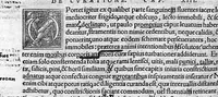 An illustration from Caelii Aureliani siccensis tardarum passionum libri V / Oribasii euporiston libri III, medicinae compendium liber I, curationum liber I, trochiscorum confect liber I (1529)