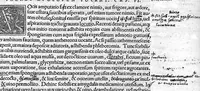 An illustration from Caelii Aureliani siccensis tardarum passionum libri V / Oribasii euporiston libri III, medicinae compendium liber I, curationum liber I, trochiscorum confect liber I (1529)