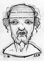 Picture 32 of 67 from Metoposcopia liber tredecim, et octingentis faciei humanae eiconibus complexa : cui accessit melampodis de naevis corporis tractatus, graece et latine nunc primum editus (1658), leaf 107