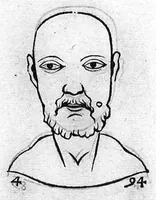 An illustration from Metoposcopia liber tredecim, et octingentis faciei humanae eiconibus complexa : cui accessit melampodis de naevis corporis tractatus, graece et latine nunc primum editus (1658)