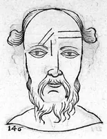 Picture 11 of 67 from Metoposcopia liber tredecim, et octingentis faciei humanae eiconibus complexa : cui accessit melampodis de naevis corporis tractatus, graece et latine nunc primum editus (1658), leaf 54
