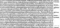 An illustration from Opera Therapeutica : Nimirum I. Tractatus de Crisibus. II. Tractatus de mirabili strumas sanandi vi, solis Galliæ Regibus diuinitus concessa. III. Tractatus de nobilitate visius, eiusq[ue] conservatione. IV. De Melancholia libri II. V. Tractatus de Senectute. VI. De morbo articulari tractatus. VII. De Lepra tractatus. VIII. Tractatus de lue Venerea (1627)