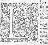 An illustration from Opera Therapeutica : Nimirum I. Tractatus de Crisibus. II. Tractatus de mirabili strumas sanandi vi, solis Galliæ Regibus diuinitus concessa. III. Tractatus de nobilitate visius, eiusq[ue] conservatione. IV. De Melancholia libri II. V. Tractatus de Senectute. VI. De morbo articulari tractatus. VII. De Lepra tractatus. VIII. Tractatus de lue Venerea (1627)