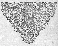 An illustration from Opera Therapeutica : Nimirum I. Tractatus de Crisibus. II. Tractatus de mirabili strumas sanandi vi, solis Galliæ Regibus diuinitus concessa. III. Tractatus de nobilitate visius, eiusq[ue] conservatione. IV. De Melancholia libri II. V. Tractatus de Senectute. VI. De morbo articulari tractatus. VII. De Lepra tractatus. VIII. Tractatus de lue Venerea (1627)