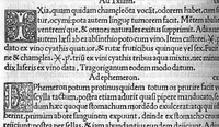 An illustration from Scribonii Largi de Compositionibus medicamentorum Liber unus, antehac nusquam excusus : Joanne Ruellio, doctore medico castigatore. (1528)