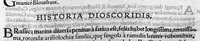 Picture 18 of 26 from Index Dioscoridis. En, candide lector, Historiales Dioscoridis campi, exegemataque simplicium, atque eorundem collationes cum his quae in officinis habentur... Joanne Roderico Castelli albi Lusitano auctore (1536), leaf 92
