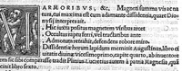 An illustration from In Omnes C. Plinii Secvndi Natvralis Historiæ Argvtissimi Scriptoris libros, Stephani Aquæi Bituricensis, viri Equestris, Commentaria (1530)