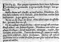 An illustration from Theophrasti Eresii de Historia plantarum libri decem graece et latine. In quibus textum graecum..., latinam Gazae versionem... rariorum plantarum iconibus illustravit Joannes Bodaeus a Stapel,... Accesserunt Julii Caesaris Scaligeri in eosdem libros animadversiones, et Roberti Constantini annotationes... (1644)