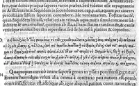 An illustration from Simonis Simonii,... In librum Aristotelis : Peri tôn aisthêtêriôn kai tôn aisthêtôn , hoc est : de Sensuum instrumentis et de his quae sub sensum cadunt, commentarius unus. Ejusdem in librum Arist. : peri Mnêmês kai tês anamnêseôs, hoc est : de Memoria et reminiscentia, commentarius alter... (1566)