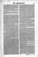 Picture 25 of 39 from Parva naturalia Augustini Niphi medices philosophi Suessani, videlicet Physiognomicorum libri tres, De animalium motu lib. unus, De longitudine & brevitate vitae lib. unus, De juventute & senectute lib. unus, De respiratione lib. unus, De morte & vita lib. unus, De memoria & reminiscentia lib. unus, De somno & vigilia lib. unus, De insomniis lib. unus, De divinatione naturali, artificiosa, et de prophetia lib. unus. Omnia post primas editiones nunc primum emendatiora in lucem prodeunt (1550), leaf 108