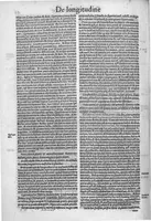 Picture 20 of 39 from Parva naturalia Augustini Niphi medices philosophi Suessani, videlicet Physiognomicorum libri tres, De animalium motu lib. unus, De longitudine & brevitate vitae lib. unus, De juventute & senectute lib. unus, De respiratione lib. unus, De morte & vita lib. unus, De memoria & reminiscentia lib. unus, De somno & vigilia lib. unus, De insomniis lib. unus, De divinatione naturali, artificiosa, et de prophetia lib. unus. Omnia post primas editiones nunc primum emendatiora in lucem prodeunt (1550), leaf 87