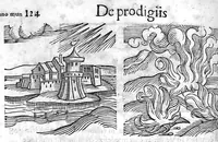 Picture 14 of 69 from Prodigiorum ac ostentorum chronicon, quae, praeter naturae ordinem, et in superioribus et his inferioribus mundi regionibus, ab exordio mundi usque ad haec nostra tempora acciderunt... conscriptum per Conradum Lycosthenem,... (1557), leaf 135