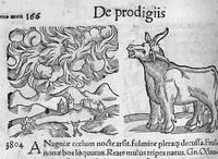 Picture 17 of 69 from Prodigiorum ac ostentorum chronicon, quae, praeter naturae ordinem, et in superioribus et his inferioribus mundi regionibus, ab exordio mundi usque ad haec nostra tempora acciderunt... conscriptum per Conradum Lycosthenem,... (1557), leaf 177