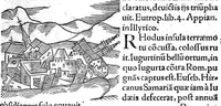 Picture 23 of 69 from Prodigiorum ac ostentorum chronicon, quae, praeter naturae ordinem, et in superioribus et his inferioribus mundi regionibus, ab exordio mundi usque ad haec nostra tempora acciderunt... conscriptum per Conradum Lycosthenem,... (1557), leaf 194
