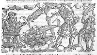 An illustration from Prodigiorum ac ostentorum chronicon, quae, praeter naturae ordinem, et in superioribus et his inferioribus mundi regionibus, ab exordio mundi usque ad haec nostra tempora acciderunt... conscriptum per Conradum Lycosthenem,... (1557)
