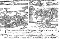Picture 8 of 69 from Prodigiorum ac ostentorum chronicon, quae, praeter naturae ordinem, et in superioribus et his inferioribus mundi regionibus, ab exordio mundi usque ad haec nostra tempora acciderunt... conscriptum per Conradum Lycosthenem,... (1557), leaf 90