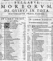 Picture 1 of 9 from Praxis historiarum, in qua morborum omnium internorum curatio ad principum medicorum mentem explicatur… (1643), leaf 29