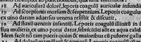 An illustration from Sexti Placiti papyriensis de Medicamentis ex animalibus Libellus (1538)
