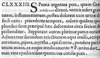 An illustration from Scriboni Largi Compositiones Medicae. Johannes Rhodius recensuit, Notis illustravit, Lexicon scribonianum adjecit. (1655)