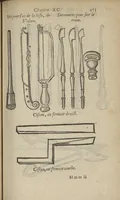 An illustration from Chirurgie françoise ... avec plusieurs figures des instrumens nécessaires pour l'opération manuelle (1610)