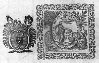 An illustration from Alphabet anatomic auquel est contenue l'explication exacte des parties du corps humain réduites en table selon l'ordre de dissection ordinaire. Avec l’osteologie et plusieurs observations particulieres, par Barthelemy Cabrol, anatomiste de l’Université de Montpelier, Chirurgien du Roy, et de Monseigneur le Duc de Montmorancy, (1594)