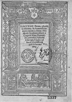 Picture 1 of 18 from Isagogae breves perlucidae ac uberrimae in anatomiam humani corporis a communi medicorum academia usitatam, a Carpo, in almo Bononiensi Gymnasio ordinariam chirurgiae docente, ad suorum scholasticorum preces in lucem datae (1523), leaf 0