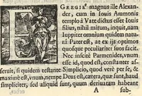 An illustration from Hippocratis Coi theologia, in qua Platonis, Aristotelis, et Galeni placita Christianae religioni consentanea exponuntur : authore Ioanne Stephano iatrophysico veneto ad serenissimum venetorum principem Franciscum Erizzum clementiss. (1638)
