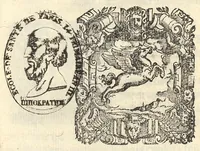 An illustration from Ad incolumitatem diu servandam diagoge authore Ioanne Stephano iatrophysico veneto et cenetae nobili cive ad excellentissimum senatorem Petrum Foscarenum (1639)