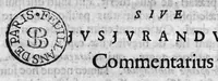 An illustration from Hippocratis Magni [Orkos], sive Jusjurandum. Recensitum et libro commentario illustratum a Joanne Henrico Meibomio. (1643)