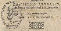 An illustration from Liber Galeni de Differentiis Morborum: In theses contractus & publici ac solennis exercitii gratia in inclyta Argentoratensium Academia ad disputendum propositus à Melchiore Sebizio ... Respondente Amando Hartigo ... (1630)