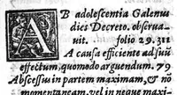 An illustration from Galeni Pergameni de Diebus decretoriis Libri III (1559)