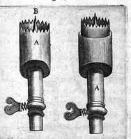 An illustration from A. Cornelii Celsi de Re Medica liber octavus. ejus priora quatuor Capita Commentariis illustrata a Petro Paaw (1616)