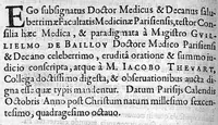 An illustration from Consiliorum medicinalium liber III. et postremus (1649)