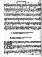 An illustration from Le tresor des pouvres selon maistre Arnoult de Villenove : maistre Gerard de Solo et plusieurs aultres docteurs en medecine de Montpellier (1518)
