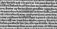 An illustration from Guaiacum. L’experience et approbation Ulrich de Huten notable chevalier. Touchant la medecine du boys dict Guaiacum. Pour circonvenir et dechasser la maladie indeuement appelle francoyse Aincois par gens de meilleur jugement est dicte et appelle la maladie de Neaples, traduicte et interpretee par maistre Jehan Cheradame, Hypocrates estudiant en la faculte et art de medecine, (1520)