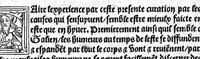 An illustration from Guaiacum. L’experience et approbation Ulrich de Huten notable chevalier. Touchant la medecine du boys dict Guaiacum. Pour circonvenir et dechasser la maladie indeuement appelle francoyse Aincois par gens de meilleur jugement est dicte et appelle la maladie de Neaples, traduicte et interpretee par maistre Jehan Cheradame, Hypocrates estudiant en la faculte et art de medecine, (1520)