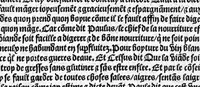 An illustration from Guaiacum. L’experience et approbation Ulrich de Huten notable chevalier. Touchant la medecine du boys dict Guaiacum. Pour circonvenir et dechasser la maladie indeuement appelle francoyse Aincois par gens de meilleur jugement est dicte et appelle la maladie de Neaples, traduicte et interpretee par maistre Jehan Cheradame, Hypocrates estudiant en la faculte et art de medecine, (1520)