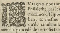 An illustration from Orthodoxe ou de l'Abus de l'Antimoine, dialogue tres necessaire pour detromper ceux qui donnent ou prennent le Vin & Pouldre Emetique... (1652)