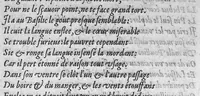 An illustration from Les oeuvres de Nicandre médecin et poete grec, traduictes en vers françois. Ensemble , deux livres des Venis, ausquels il est amplement discouru des bestes venimeuses... (1567)