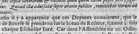 An illustration from Factum ou remarques sur l'élection des officiers de l'Université (1668)