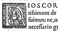 An illustration from Amati Lusitani Medici ac philosophi celeberrimi In Dioscoridis Anazarbei de medica materia libros quique enarrationes eruditissimae, quibus etiam tum simplicium medicamentorum nomenclaturae graecae, latinae, italicae, germanicae, et gallicae proponuntur (...) (1557)