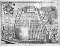 An illustration from Description du jardin royal des plantes médecinales étably par le roi Louis le Juste à Paris, contenant le catalogue des plantes qui y sont de présent cultivées, ensemble le plan du jardin (1636)