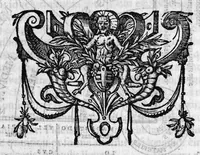 Picture 14 of 16 from Cornelii Gemmae Lovaniensis medicinae professoris, De arte cyclognomica, tomi III. Doctrinam ordinum uniuersam, unaque philosophiam Hippocratis, Platonis, Galeni & Aristotelis in unius communissmae, ac circularis methodi speciem referentes, quae per animorum triplices orbes ad sphaerae caelestis similitudinem fabricatos, non medicinae tantùm arcana pandit mysteria, sed & inveniendis, constituendisq́ue artibus, ac scientiis caerteris viam compendiariam patefacit (1569), leaf 413