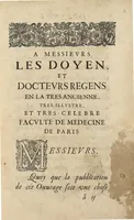 Picture 1 of 14 from Oeuvres...contenant un traité des operations de chirurgie, un traité des tumeurs, & un dictionnaire etymologique de mots grecs sevans à la médecine, recueillies par maistre Guillaule Parthon (1658), leaf 10