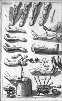 An illustration from Cheiroplotheke, seu... Armamentarium chirurgicum XLIII tabulis... exornatum. Opus posthumum... (1655)